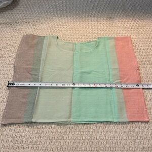 The Weaving Mill Multicolor Knit box top, women’s small